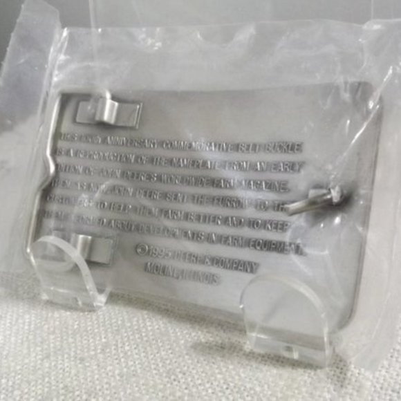 John Deere THE FURROW Magazine NOS Belt Buckle - Picture 6 of 9